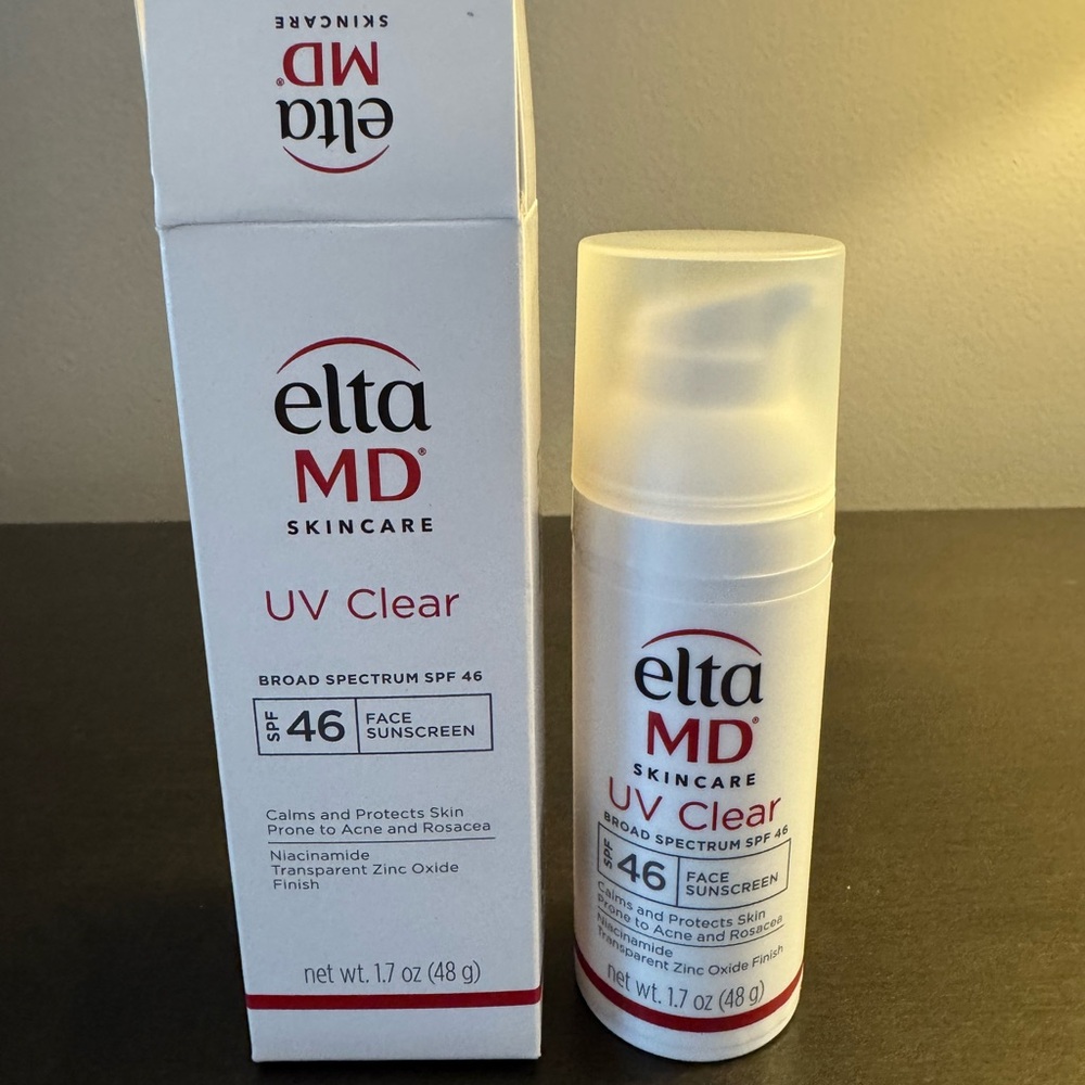Elta MD UV Clear Facial Sunscreen SPF 46 1.7 oz 48 g Full Size NIB EXP 5/26